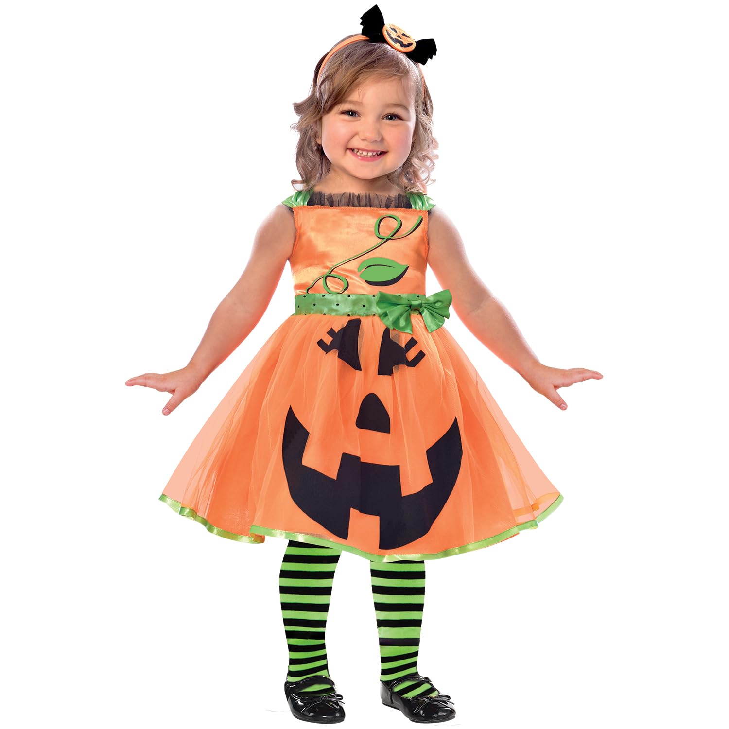 amscan Child Cute Pumpkin Fancy Dress Costume (2-3 Years)