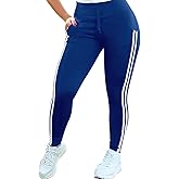 PINSV Women's Joggers Pants Running Sweatpants Athletic Workout Yoga Leggings with Pockets
