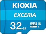 KIOXIA 32GB Exceria microSD U1 Class 10 100MB/s Full HD Video view 1