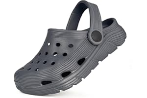 CUBUFLY Toddler Kids Garden Clog Slip On Slide Sandals Beach Water Shoes