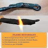 LLPT Wiring Harness Cloth Tape 5 Packs 19mm x 15m High Temp Flame Resistant view 4