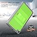 MoKo Case for All-New Amazon Fire HD 8 Tablet (7th Generation, 2017 Release Only) - [Heavy Duty] Shockproof Full Body Rugged Cover with Built-in Screen Protector for Fire HD 8, GREEN & GRAY