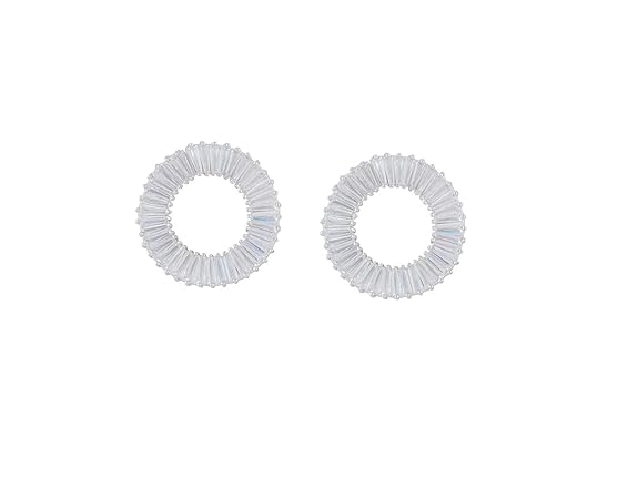 Brass Vanilla Stud Earrings For Women (Fgi0422, Multicolor)