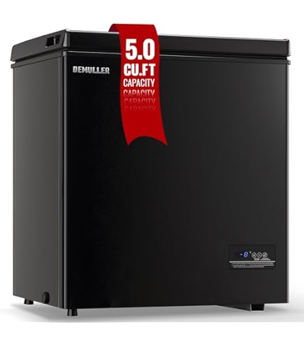 Amazon.com: EUHOMY 5.0 Cu.Ft Chest Freezer with Removable Basket