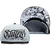 Sullen Emink Tattoo Lifestyle Graphic Snapback Flat Bill Grey Hat