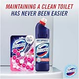 Domestos Power 5 Duo Pack Pink Magnolia Toilet Rim Blocks 2x55g view 6