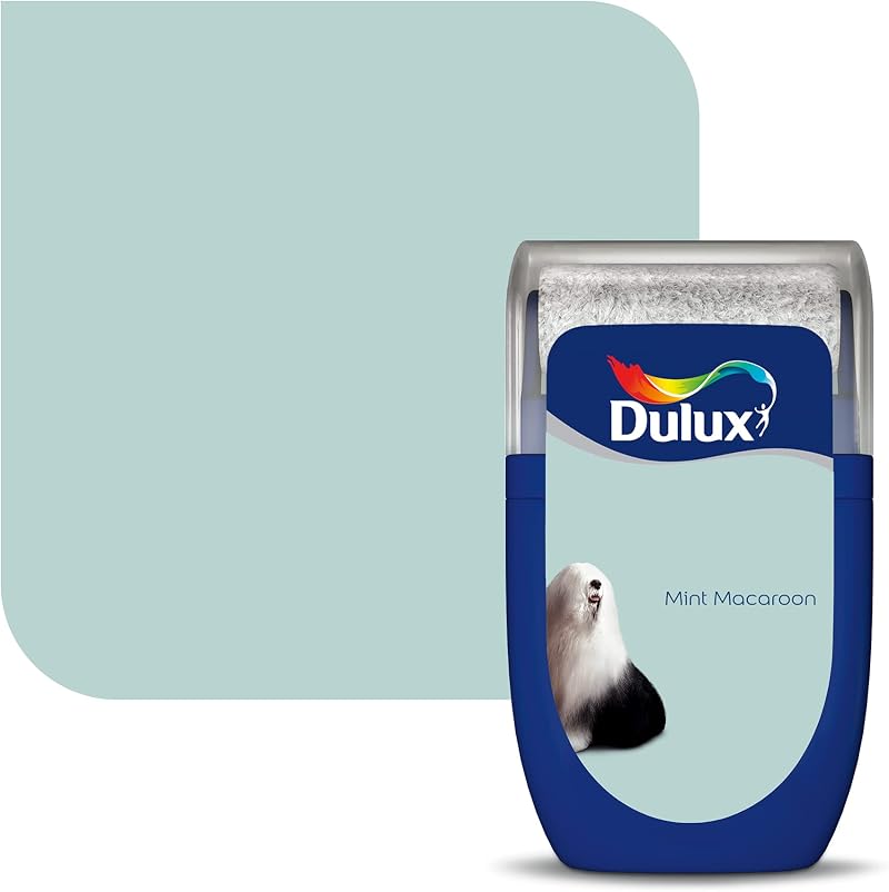 Dulux Walls & Ceilings Tester Paint Mint Macaroon 30 ml Matt Finish