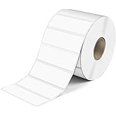 L LIKED 2.25" x 0.75" Direct Thermal Labels, Permanent Adhesive Address Barcode Label & Compatible with Rollo, Zebra and Other Desktop Printers (1 Roll, 1700 Labels)