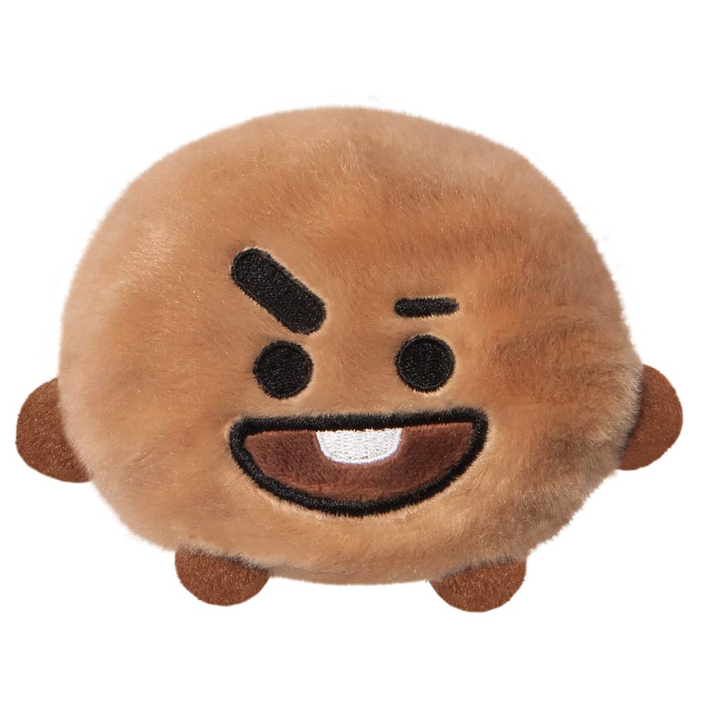 Aurora, 61509, BT21 SHOOKY Palm Pal, 5In, Eco-friendly soft toy, Brown, Small