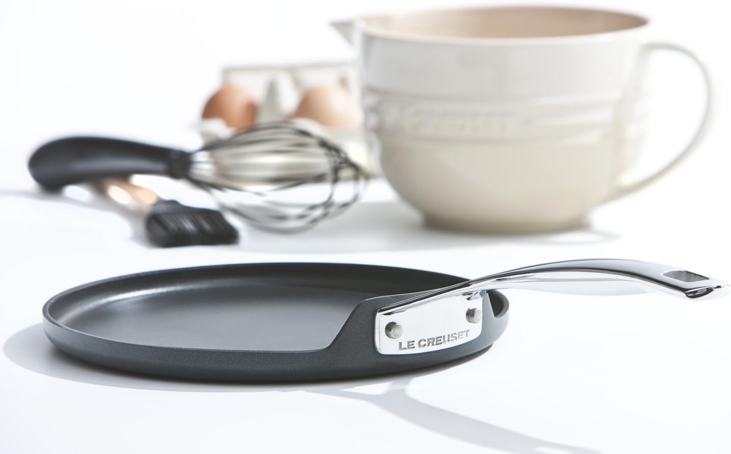 LE CREUSET Toughened Non-Stick Crepe Pan, diameter 24 cm, Black, 962031240 - Image 5
