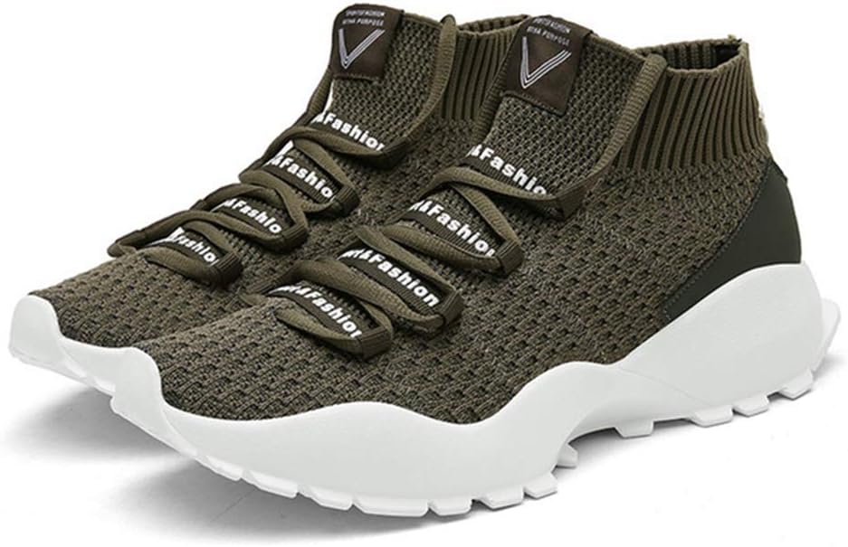 Man Outdoor Sport Shoe Weaving Breathable Lace Up Slipper Shoe Mid-high Summer Casual Lightweight