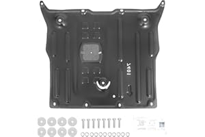 COOLBAG Front Skid Plate Compatible with Tesla Model 3 2017-2025 & Model Y 2020-2025, Heavy-Duty Underbody Engine Guard Cover Splash Shield Chassis Protection Panel