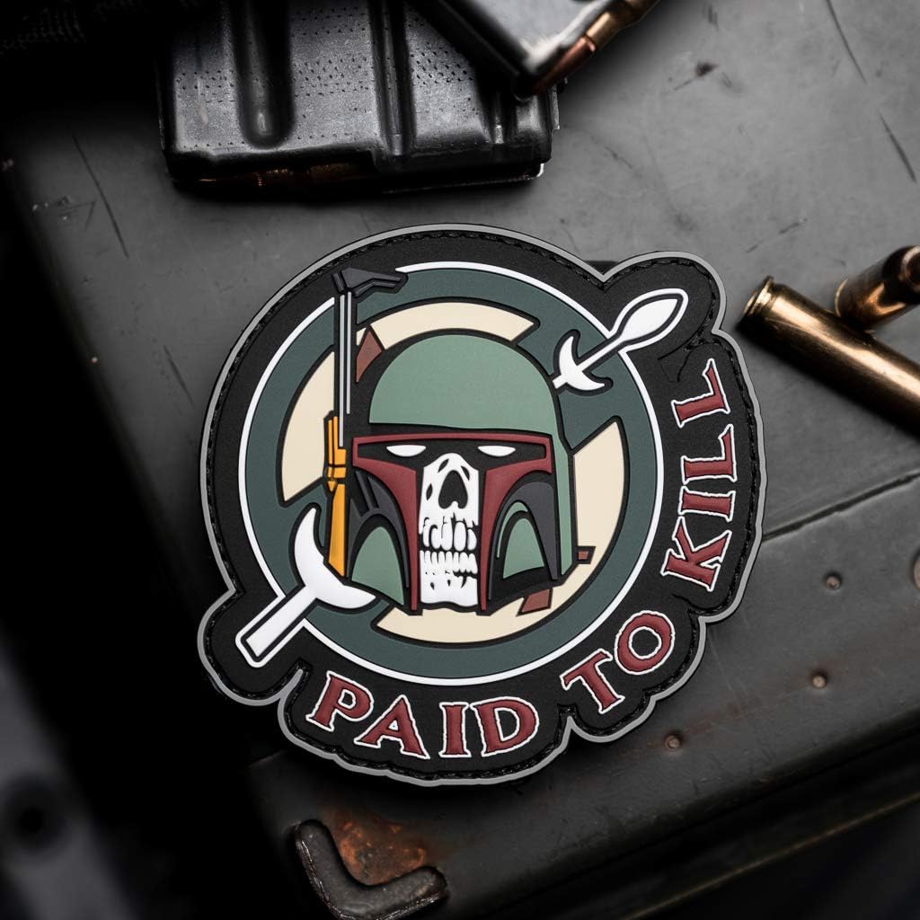 NEO Tactical Gear Bounty Hunter Mandalorian Crest PVC Morale Patch - Hook Backed by NEO Tactical Gear
