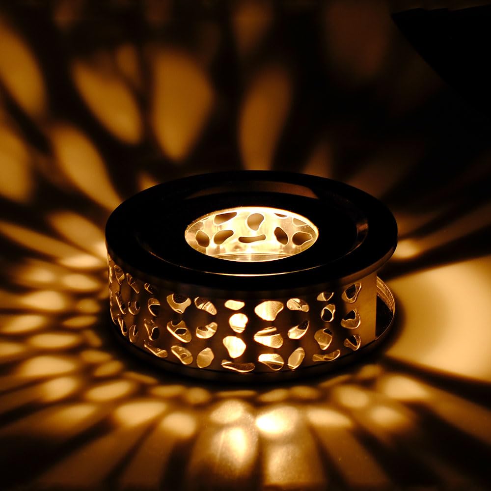 Voarge Tea Warmer for Teapot, Stainless Steel Tea Warmer with Tea Light Holder Tea Base Heat Resistant Teapots Suitable for All Teapots and Tea Sets Coffee