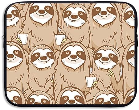 Cartoon Sloth Faces 13-15 Inch Water Proof Laptop Sleeve Case Laptop Bag Cover Bag