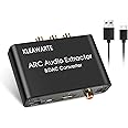 HDMI ARC Adapter ARC Audio Extractor ARC HDMI SPDIF/Optical Coaxial to Stereo Audio SPDIF Coaxial L/R 3.5mm Jack for TV 192KHz Digital to Analog Converter DAC Converter