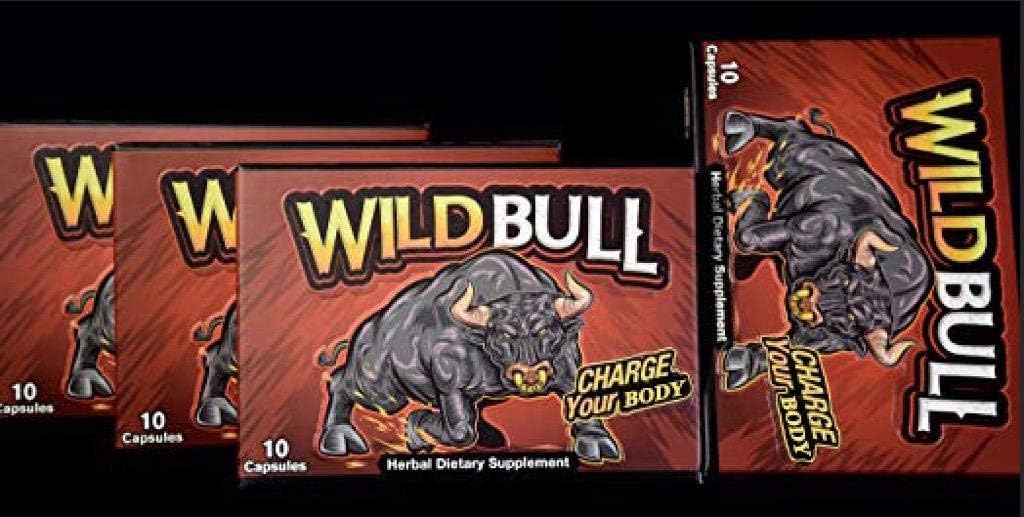 Wild Bull All Natural Amplifier (40 Capsules) ~ Buy 3 Packs GET 1 Free by Naturopathic Solutions LLC: Health & Personal Care