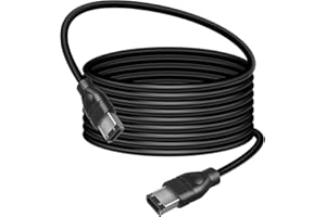 HATMINI Firewire 400 Cable,6FT IEEE 1394 Firewire 6 Pin Female to 6 Pin Female Adapter Cable Firewire DV Cable for Printer, P