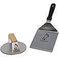 The Sasquash Burger Press Smashed Burger Griddle Tool Combo Kit (Grill Press + Spatula)