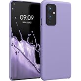 kwmobile Case Compatible with OnePlus 9 (EU/NA Version) Case - TPU Silicone Phone Cover with Soft Finish - Violet Purple