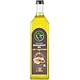 GirOrganic Wood Pressed Peanut oil | Kacchi Ghani | Virgin | Unrefined Groundnut Oil | Cold Pressed | 100% Natural Cooking Oil (33 oz)