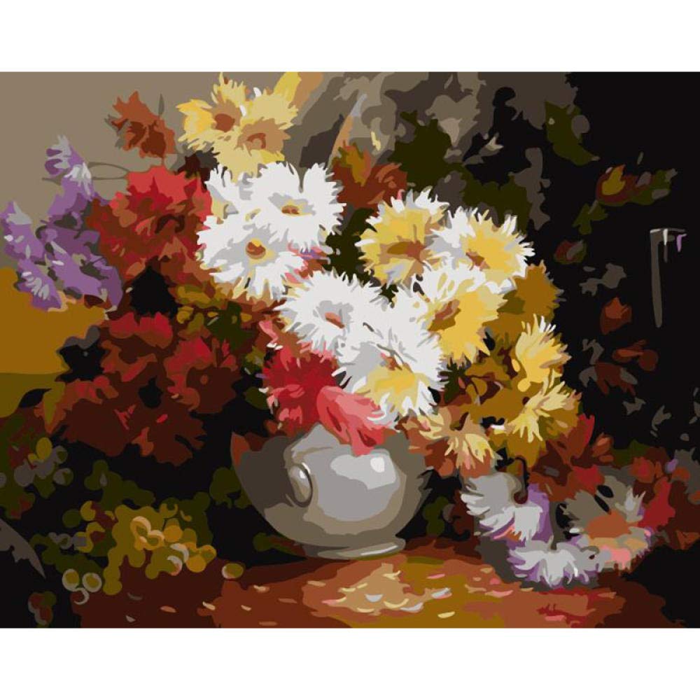 16 x 20 Zoll ohne Rahmen DIY Malen nach Zahlen Kits für