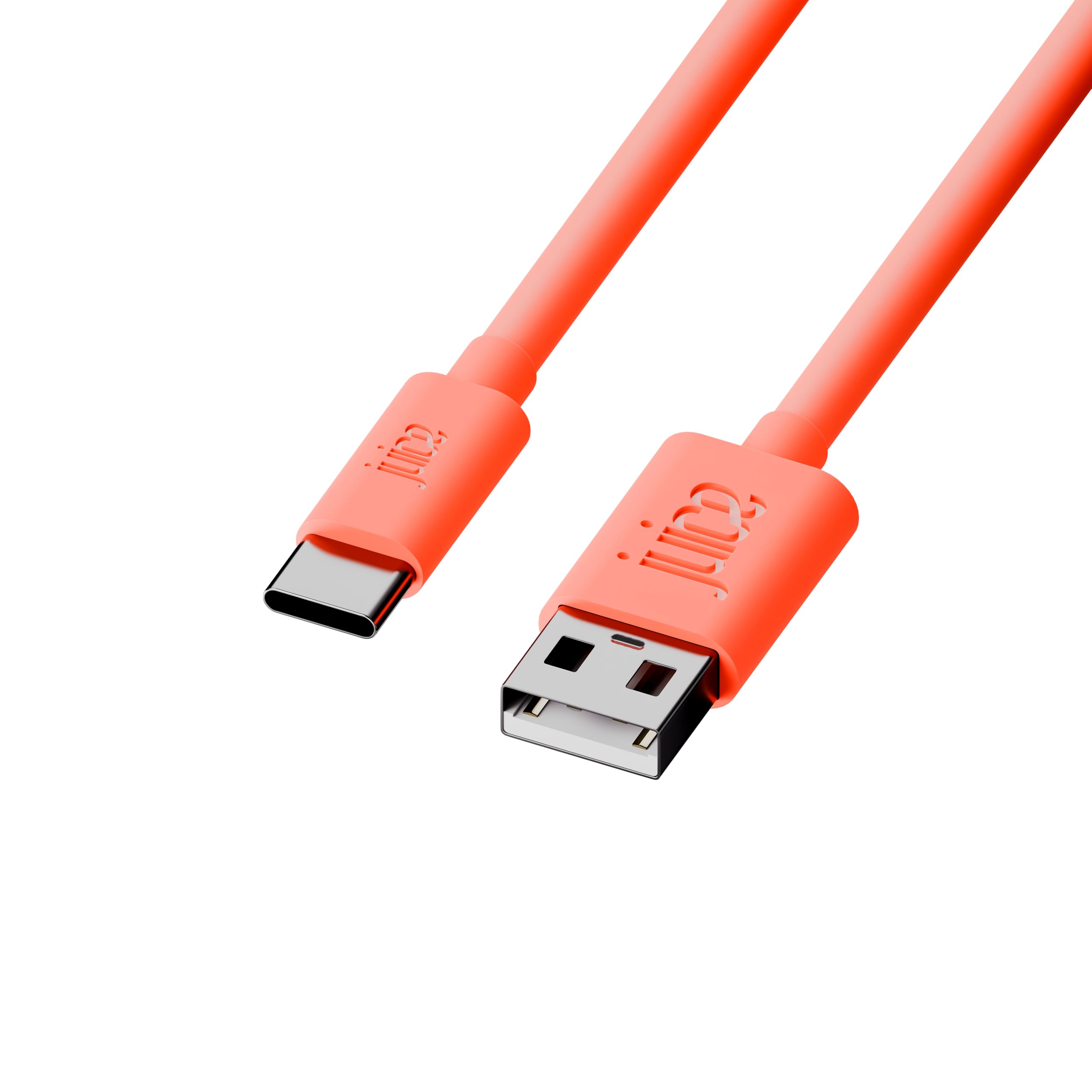 Juice USB Type C 3m Charger and Sync Cable for Samsung Galaxy S20, S10, S9, S8, S20 Plus, Huawei P30, P20, Sony, Apple Ipad 2020, Pro 2020, Air 2020 - Coral