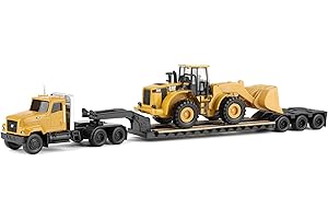 Diecast Masters 1/87 Caterpillar CT681 Day Cab with Lowboy & 950G Wheel Loader 84418