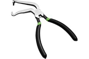 AELOER Electrical Disconnect Pliers, Automotive Electrical Connector Pliers for Cars, Fuel Line Tools with Grip, Fuel Line Disconnect Tool Repair Tool for Fuel Injectors Air Flow Sensors, 60° Bend Plier