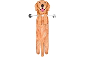 AGRIMONY Golden Retriever Dog Funny Hand Towels for Kitchen Bathroom - Dog Mom Gifts for Women Men- Easter Mothers Fathers Valentines Housewarming Unique Christmas Birthday Gifts for Animal Lovers