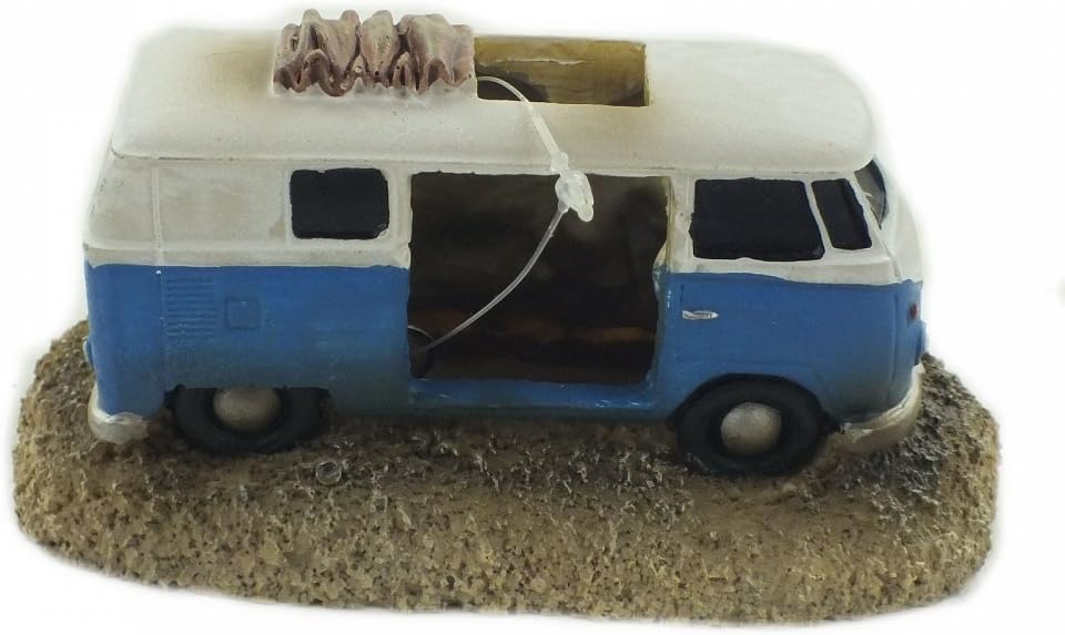 Aquarium Ornament Retro VW Camper Van
