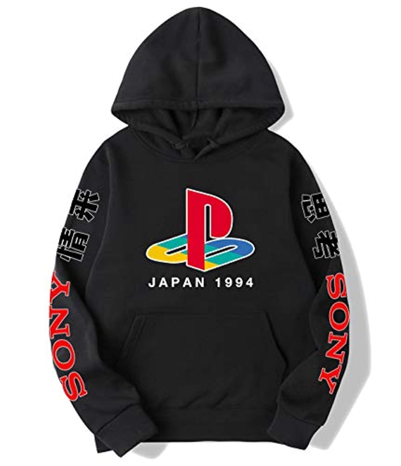 Buy Fancymoreshop Playstation Japanese Japan 1994 Ps Hoodie Sweater For Mens Black X Large At Amazon In