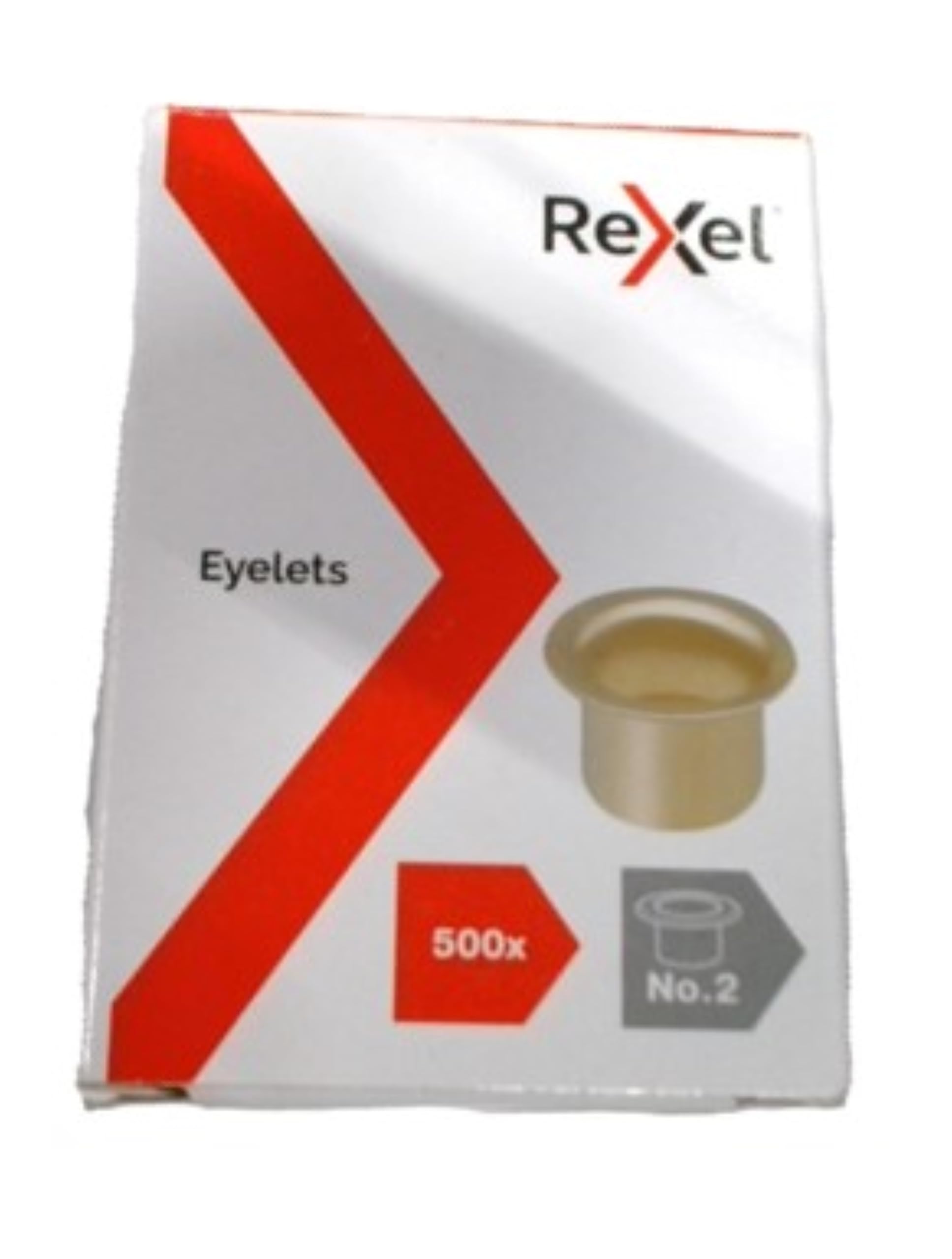 Rexel Natural Brass Finish Eyelets, For up to 20 Sheets, 4.7 mm Diameter and 4.2 mm Length, Use with Hole Punch and Eyelet Pliers, Copper Plated, Pack of 500, 20320051