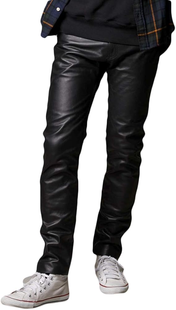 Amazon メンズ レザーパンツ スキニーパンツ レザーパンツ Mlpt005 ショートパンツ 通販
