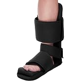 Estinko Plantar Fasciitis Night Splint &ndash; Adjustable Night Splint for Plantar Fasciitis Women &amp; Men, Relieve Heel Pain, Achilles Tendonitis, Drop Foot Support Black Medium
