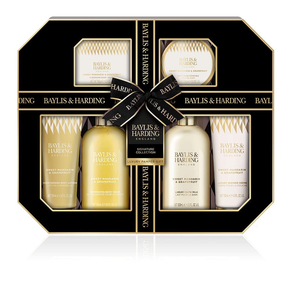 Baylis & Harding Sweet Mandarin & Grapefruit Ultimate Bathing Large Gift Set - Vegan Friendly