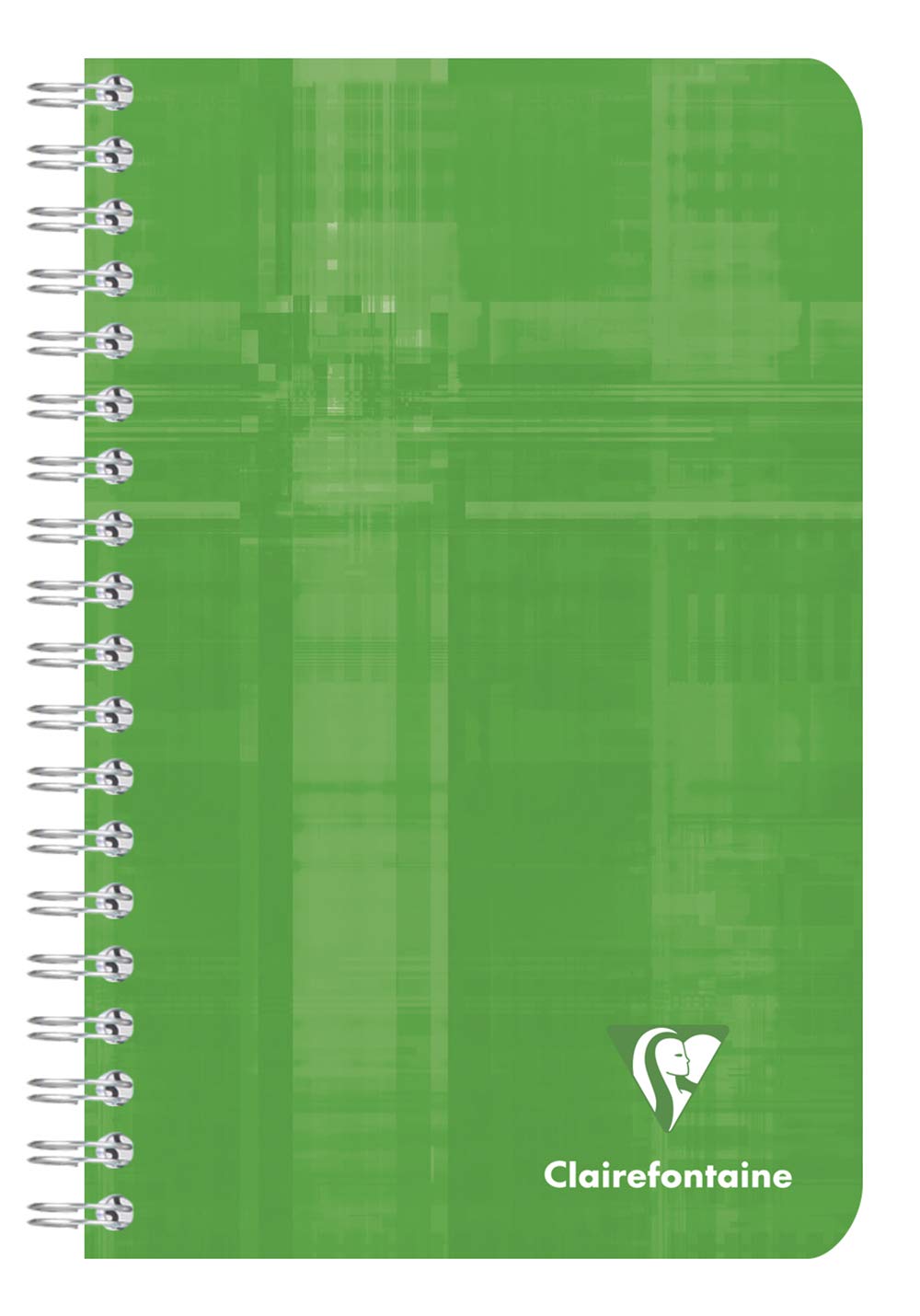 Clairefontaine 68682C - Set of 10 Spiral Notebooks - Size: 11x17 cm - 100 Small Squares Pages - White Paper 90 g - Laminated Card Cover - Random Colours