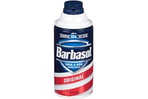 Barbasol Thick & Rich Shaving Cream, Original 10 oz (Value Pack of 3)