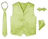 Spring Notion Boys' 4-Piece Satin Tuxedo Vest Set 6