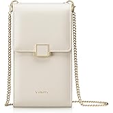 Vulkitty Cell Phone Purse with Crossbody Strap, Small Crossbody Purse for Women, Mobile Phone Bags, Leather Passport Bag