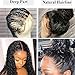 Glueless Deep Wave Lace Front Wigs Human Hair 16 inch Pre Plucked Natural Hairline with Baby Hair for Women 130% Density Unprocessed Brazilian Virgin Remy Human Hair Wigs Deep Curly Lace Front Wig