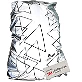Salzmann Reflective Backpack Cover - High Visibility, Waterproof & Weatherproof Rucksack Cover - Made with 3M Scotchlite