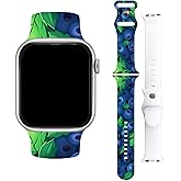 Baxilul Modern Watch Band Compatible with Apple Watch Series 10 9 8 7 6 5 4 3 2 1, SE & Ultra, Unisex Breathable Silicone Strap for Sport Band 38mm 40mm 41mm 42mm 44mm 45mm 49mm