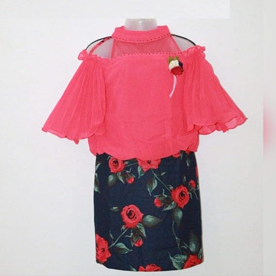 Girls Dress (Blue, 23 Years) Amazon.in Clothing & Accessories