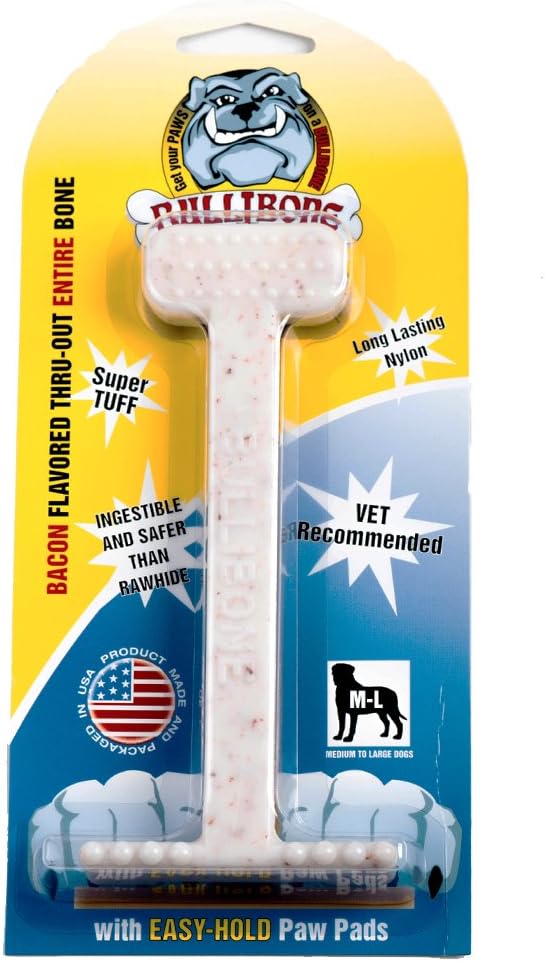 BulliboneBacon Oral Care Dog Chew, Large