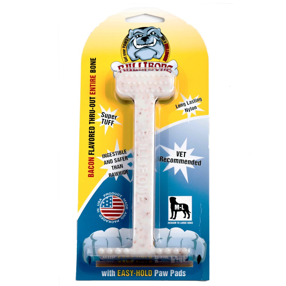 BulliboneBacon Oral Care Dog Chew, Large