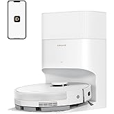 DREAME D20 Plus Robot Vacuum and Mop, 13,000Pa Suction, Self-Emptying with 5L Dust Bag, DuoBrush for Pet Hair, LDS Mapping, A