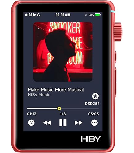 Blueshaweu Custodia Rigida Da Viaggio Per HiBy R3 II E R3 GEN 2, Protezione Antiurto Con Scomparti Per Cavi E Auricolari, Perfetta Per Il Lettore MP3