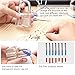 Lock Pick Set, Practice Lock, 17-piece Picking Lock Tools, Transparent Cutaway Crystal Pin Tumbler Keyed Padlock Lock, Training Locks for Lockpicking, Extractor Tool for Beginner and Pro Locksmiths