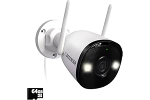 Defender AI Powered Guard Pro 4K 8MP WiFi 6, Plug-in Power Wireless Security Camera Outdoor - Security Camera with Smart AI H